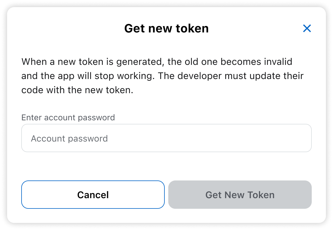 get new token